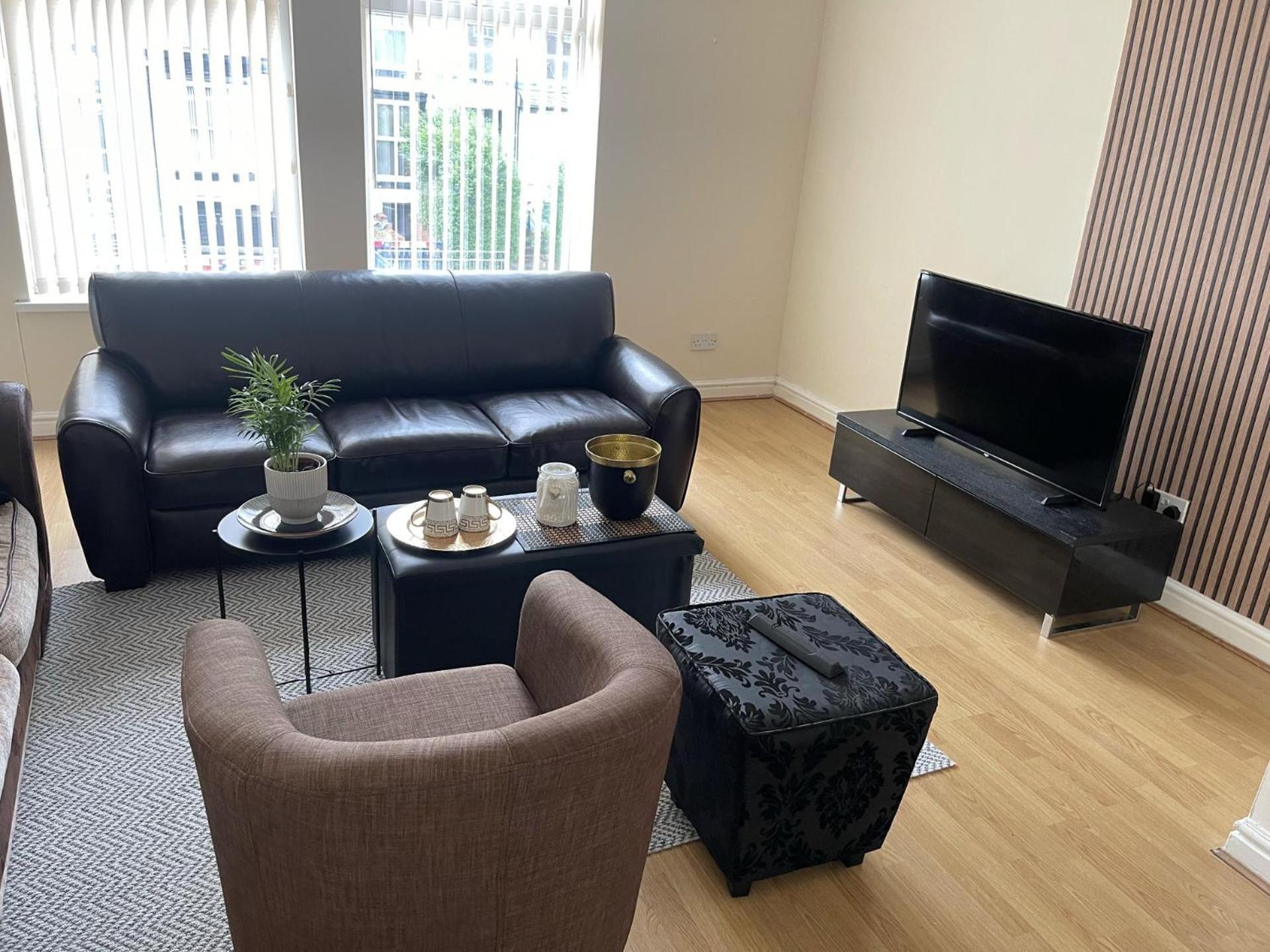 Stylish 1-Bed Apt - Sleeps 4 - Parking - Wifi Manchester Zewnętrze zdjęcie