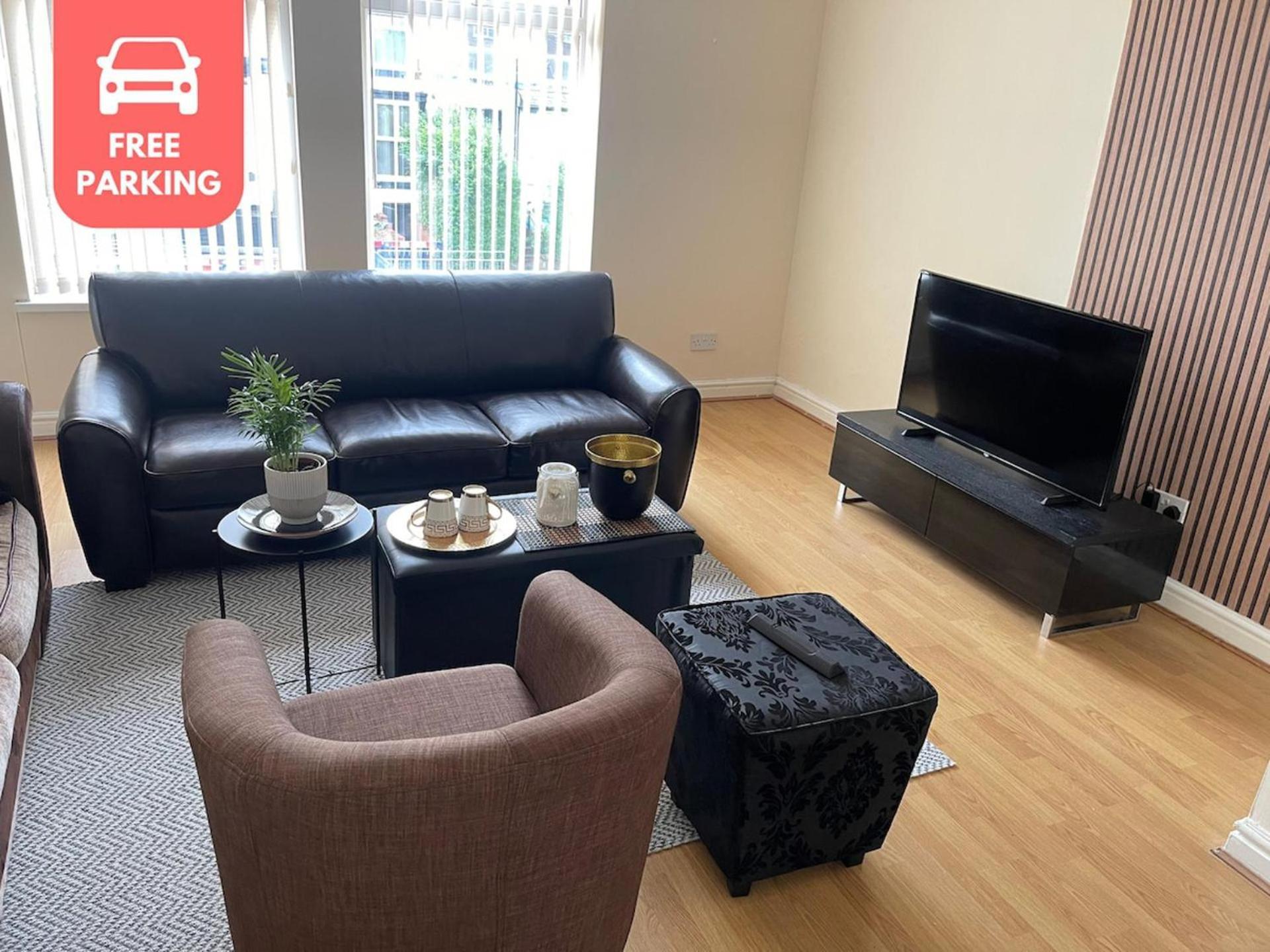 Stylish 1-Bed Apt - Sleeps 4 - Parking - Wifi Manchester Zewnętrze zdjęcie
